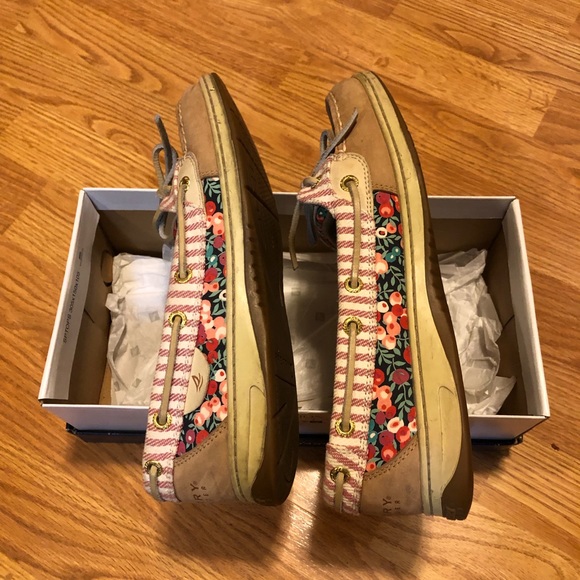 Sperry Floral Shoes Sz. 9 ( not with box) - Picture 4 of 6